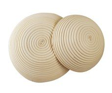 Paragon Storm Banneton Proofing Baskets Set of 2 Professional Rattan Artisan Baking Brotform for Bread and Dough N6