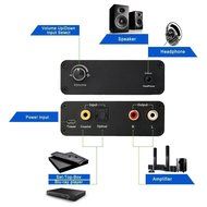 Cyelee Digital to Analog Audio Converter,Volume control,Optical Coaxial Input Switching,192kHz/24bit,RCA L/R 3.5mm... N7