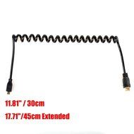 UCEC 11.81"/30cm Coiled Micro HDMI to Mini HDMI Cable for Atomos for Ninja Star N7