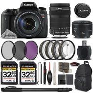 Canon Rebel T6s Camera + Canon EF-S 18-135mm f/3.5-5.6 IS STM Lens + Canon EF 50mm f 1.8 II Lens + 67mm Macro...