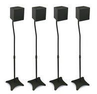 Mount-It! MI-1214 Speaker Stands for Home Theater 5.1 Channel Surround Sound System Satellite Speaker Stands Mounts... N3