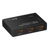 Portta PET0301DU HDMI Switch / Switcher 3 Port 3x1 v1.3 with 1.5 ft Pigtail support 3D 1080p N13