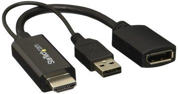 StarTech.com HDMI2DP HDMI or DVI to DisplayPort Active Converter N6