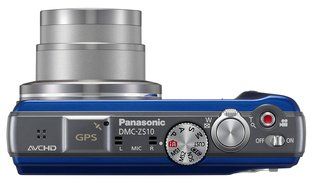 Panasonic Lumix DMC-ZS10 14.1 MP Digital Camera with 16x Wide Angle Optical Image Stabilized Zoom and Built-In... N10