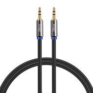 Starise Aux Cable 90 Degree 10 Feet - 3.5mm Male to Male Right Angle Stereo Audio Cable - Black N9