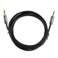 Starise Aux Cable 90 Degree 10 Feet - 3.5mm Male to Male Right Angle Stereo Audio Cable - Black N10