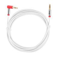 Starise Aux Cable 90 Degree 10 Feet - 3.5mm Male to Male Right Angle Stereo Audio Cable - Black N13