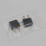 Electop 2 Pack 3.5mm 2 Male to 1 Female Headphone Jack Socket Audio adapter N3