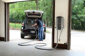VacuMaid GV50PRO Professional Wall Mounted Utility Vacuum with 50 ft Hose and Tools N3