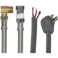 New CERTIFIED APPLIANCE 77805 Braided Stainless Steel Dishwasher Installation Kit (6ft)