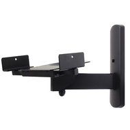 Side Clamping Bookshelf Monitor Speaker Wall Mounts Bracket with Tilt and Swivel N3