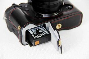 xhorizon TM FL1 Full Protection Bottom Opening Version Protective Leather Camera Case Bag with Tripod Design for... N68