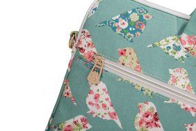 Canvaslove Black Easter Egg Patten Canvas Laptop Shoulder Bag 11 Inch 12 Inch 13 Inch Laptop Messenger Bag 13.3... N58