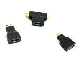 Multiple Hdmi Connector Adapters Kit (10 Adapters) 4K, 1080p, 3D, HDMI 2.0, UHD Adapters N4