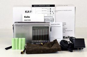Kaito KA1103 Worldband Radio, Silver N11