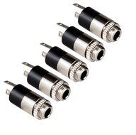 Lsgoodcare 20PCS 3.5mm Stereo Jack Panel Mount Connector N5