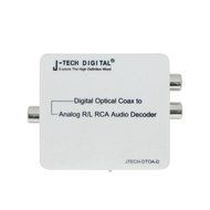 J-Tech Digital &reg; Optical SPDIF Toslink / Coaxial Digital to Analog Audio Decoder Converter with PCM , 5.1 Dolby... N6