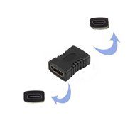 yueton Pack of 5 Nickel Plated HDMI Female to Female F/F Coupler Connector Adapter N3