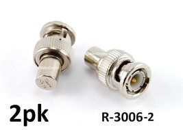 CablesOnline BNC RG58 50 OHM Terminator Adapter (2-Pack) (R-3006-2)
