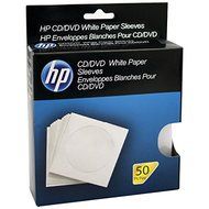 New HP HPWS50RB CD/DVD Storage Sleeves (50 pk)