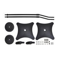 Pyle PSTND19 Dual Universal Speaker Bracket Stand Mounts, Adjustable Height for Satellite Speakers (Pair) N3