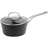 New THE ROCK by Starfrit 060315-004-0000 THE ROCK by Starfrit Saucepan with Glass Lid &amp; Stainless Steel Handles...