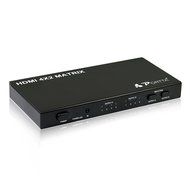 Portta PET0402 HDMI 4 port 4x2 Matrix with Remote v1.3 support 3D Super Slim 1080p N8