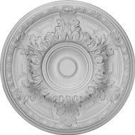Ekena Millwork CM19GA 19-Inch OD x 6-Inch ID x 1 1/2-Inch P Granada Ceiling Medallion by Ekena Millwork