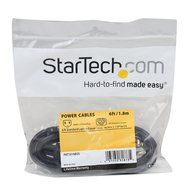 StarTech.com 6 ft Standard Laptop Power Cord - NEMA 5-15P to C5 - 6ft NEMA 5-15P to IEC 320 C5 Power Cable - 3... N5