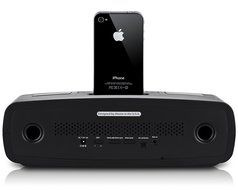 iHome iP92BZ Dual-Alarm Clock Radio for iPod (Black) N5