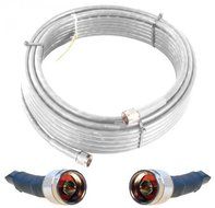 Wilson Electronics 100-Foot WILSON400 Ultra Low Loss Coax Cable with N Male Connectors - White