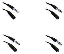 C&amp;E CNE40384 25-Feet 1/4-Inch Stereo Extension Cable, TRS, Balanced, 1/4-Inch Male to 1/4-Inch Female N6