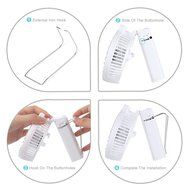 Mini Personal Fans Fivanus Portable Fans Handheld USB Rechargeable Collapsible Fan with Battery and Metal Clip... N6