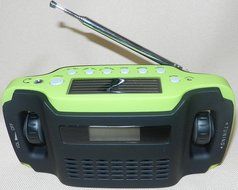 Five-In-One Emergency Solar Crank Orange Radio N3