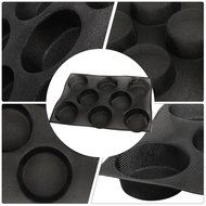 Yilove Non-stick Perforated Silicone Bread Baking Mold,4 loaf Molds N9