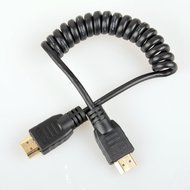 UCEC Full HDMI to Full HDMI Coiled Cable for Atomos for Ninja Star Recorder(11.8-17.7") N4