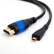 KabelDirekt (10 feet) Micro HDMI to HDMI Cable (1080p 4K 3D High Speed with Ethernet ARC) - FLEX Series N3