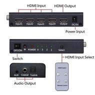 4 port HDMI 4K X 2Kswitcher LinkS 4 in 1 out HDMI Switch 1080P/HDMI 1.4a Supports 3D with IR Wireless Remote and... N9