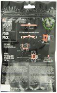 Outdoor Tech OT1302 Buckshot 4P - Speaker Mount Straps Pack of 4 (Multi-Colored)