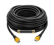 A-tech Series Blue&amp;black - High speed Hdmi Cable 100 Ft with Built-in Signal Booster Metal Black Case,Supports... N49