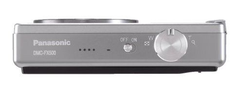 Panasonic Lumix DMC-FX500S 10.1MP Digital Camera with 5x Wide Angle MEGA Optical Image Stabilized Zoom (Silver) N2