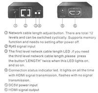 E-More&reg; LKV372 1080P HDMI Network Extender Over Ethernet LAN RJ45 CAT5E CAT6 For HD 1080P DVD PS3 Projector up... N4