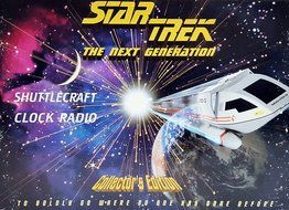Star Trek the Next Generation Shuttlecraft Clock Radio N5