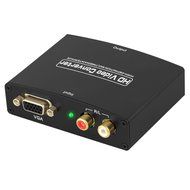 ESYNiC VGA to HDMi Converter Box 1080P VGA to HDMi HD HDTV Video Converter Adapter with RCA Phono Stereo Audio... N2