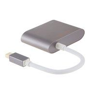 Mini DP to HDMI VGA Adapter, 2-in-1 (Two-In-One) Mini DisplayPort (Thunderbolt compatible) to HDMI/VGA converter... N26