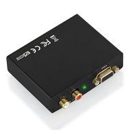ESYNiC VGA to HDMi Converter Box 1080P VGA to HDMi HD HDTV Video Converter Adapter with RCA Phono Stereo Audio... N4