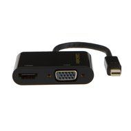 Mini DP to HDMI VGA Adapter, 2-in-1 (Two-In-One) Mini DisplayPort (Thunderbolt compatible) to HDMI/VGA converter... N32