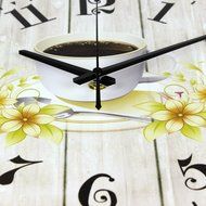 Modern Kitchen Wall Clock Creative Design The Coffee Decorative Wall Clock More Silent N3