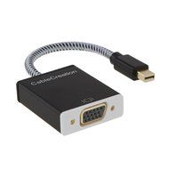 Mini DP to HDMI VGA Adapter, 2-in-1 (Two-In-One) Mini DisplayPort (Thunderbolt compatible) to HDMI/VGA converter... N35