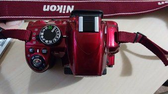 Nikon D3100 Digital SLR Camera Body (Red) N2
